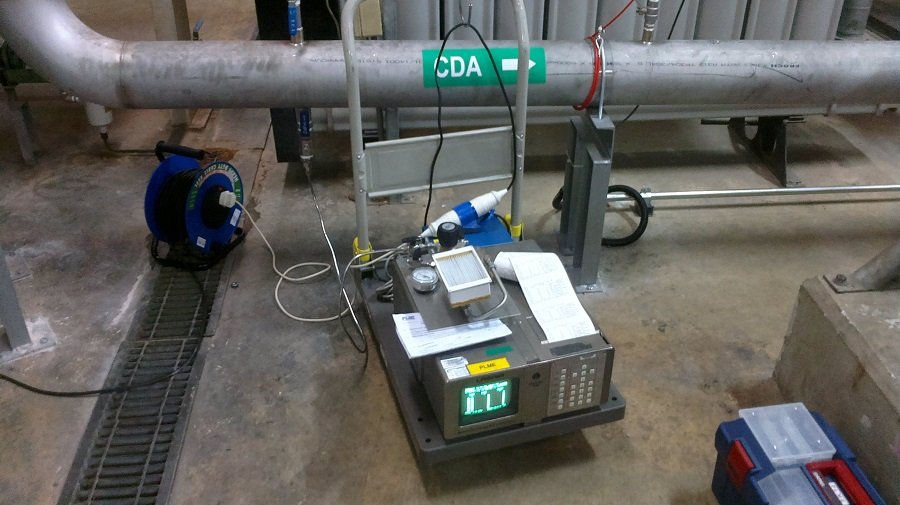 Particle Testing at Gas Yard